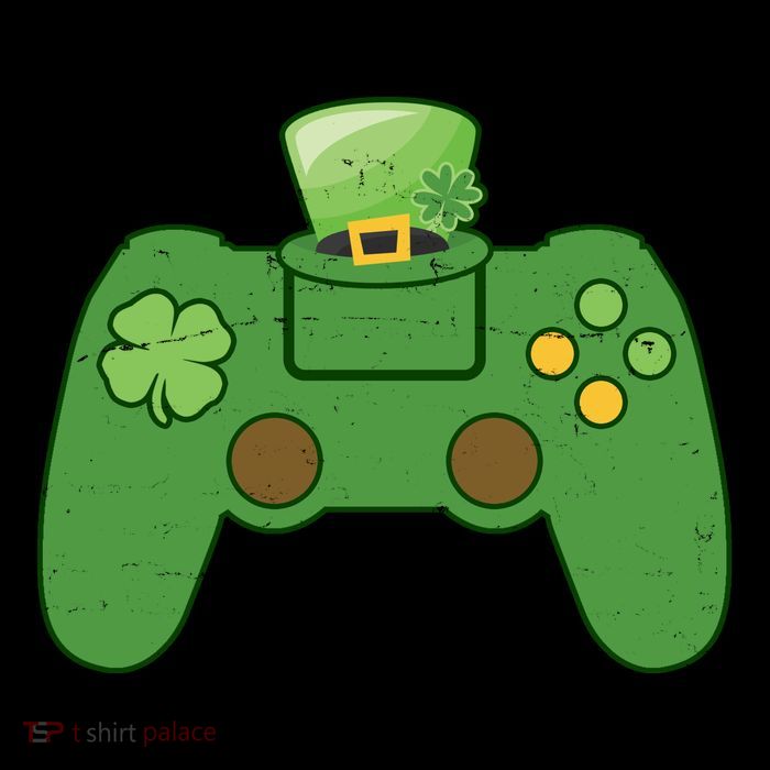St Patrick's Day Gaming Controller Ladies Essential Flowy Tank