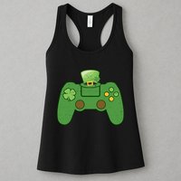St Patrick's Day Gaming Controller Womens Tank Top