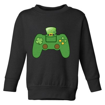 St Patrick's Day Gaming Controller Toddler Sweatshirt