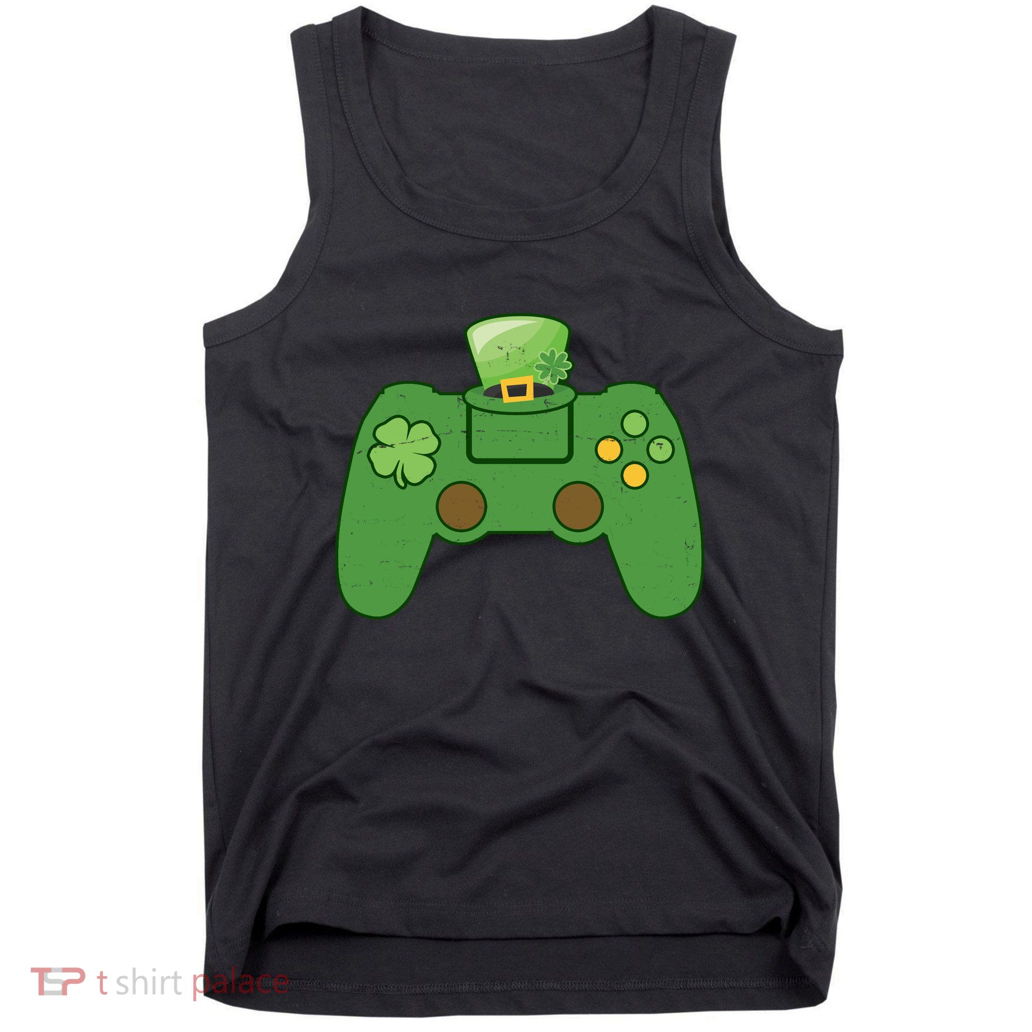 St Patrick's Day Gaming Controller Tank Top