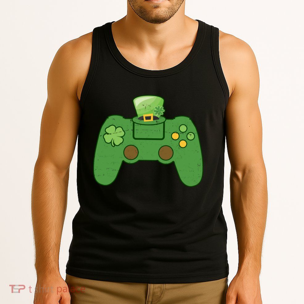 St Patrick's Day Gaming Controller Tank Top
