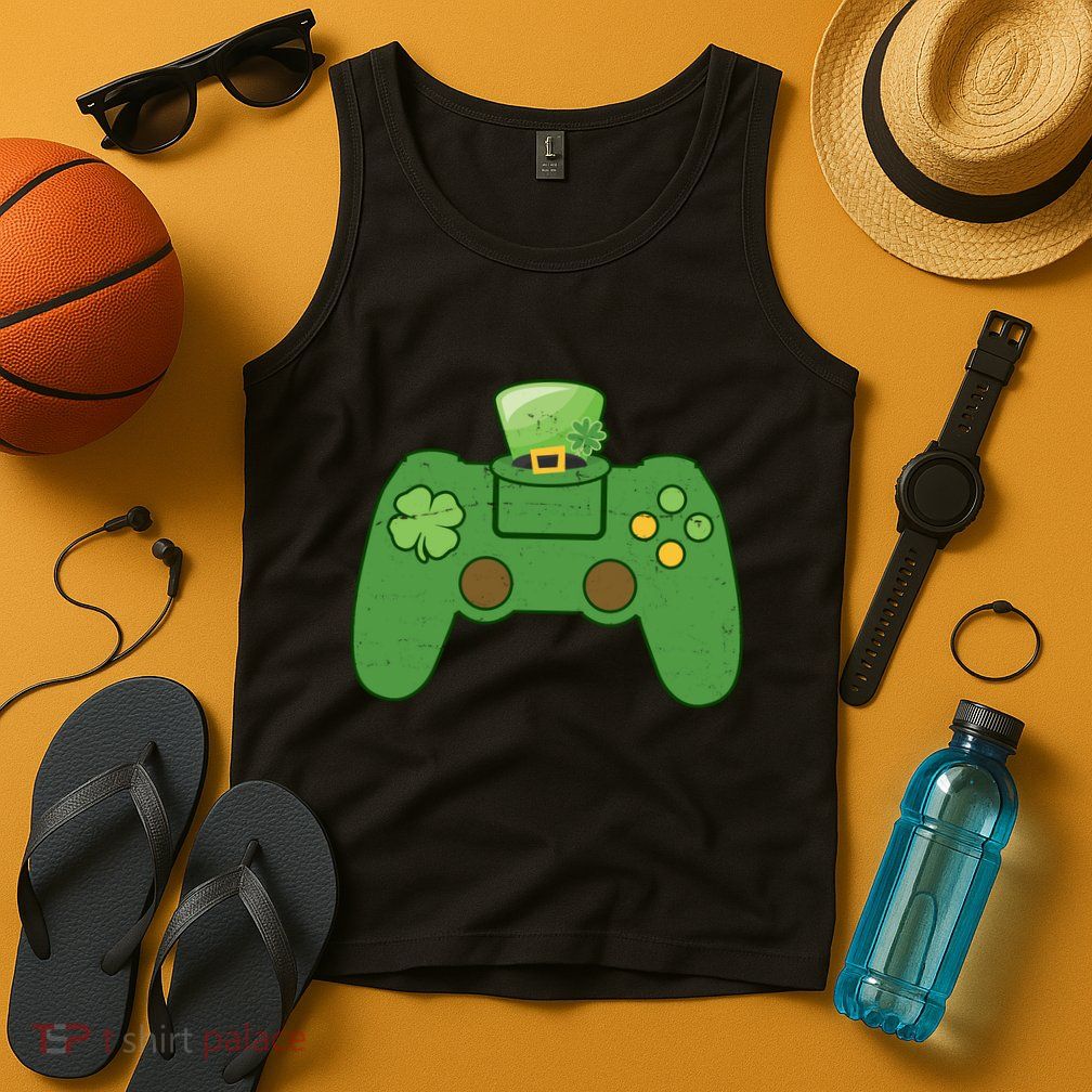 St Patrick's Day Gaming Controller Tank Top