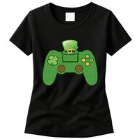 St Patrick's Day Gaming Controller Womens T-Shirt