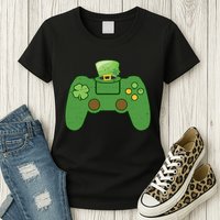 St Patrick's Day Gaming Controller Womens T-Shirt