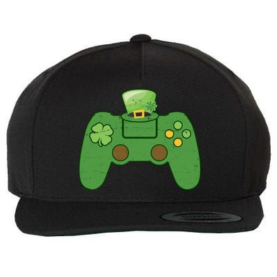 St Patrick's Day Gaming Controller Wool Snapback Cap