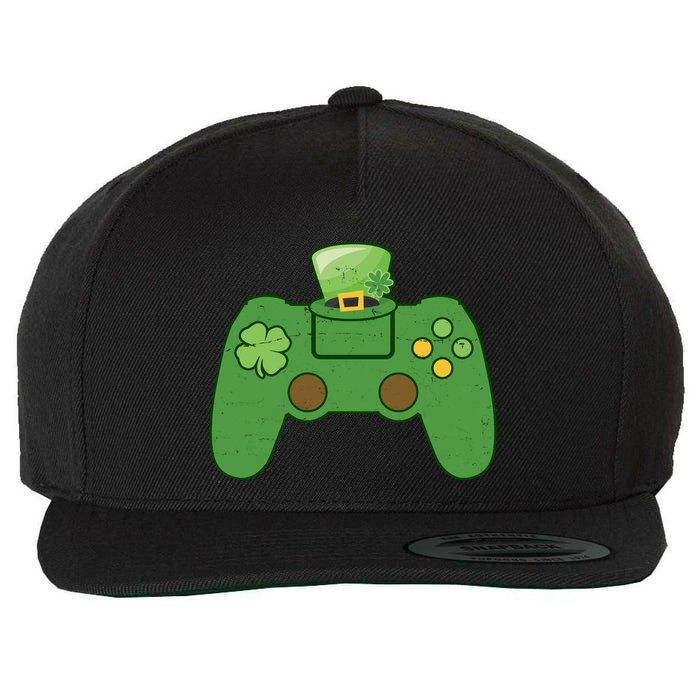 St Patrick's Day Gaming Controller Wool Snapback Cap