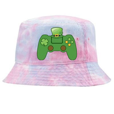 St Patrick's Day Gaming Controller Tie-Dyed Bucket Hat