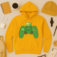 St Patrick's Day Gaming Controller Hoodie