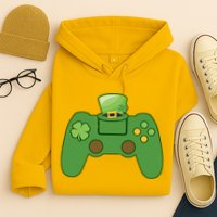 St Patrick's Day Gaming Controller Hoodie