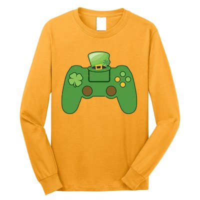 St Patrick's Day Gaming Controller Long Sleeve Shirt