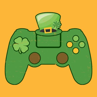 St Patrick's Day Gaming Controller T-Shirt