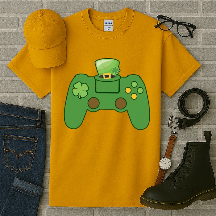 St Patrick's Day Gaming Controller Tall T-Shirt