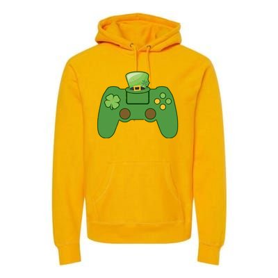 St Patrick's Day Gaming Controller Premium Hoodie