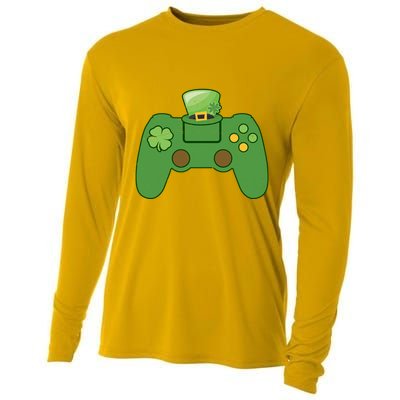 St Patrick's Day Gaming Controller Cooling Performance Long Sleeve Crew