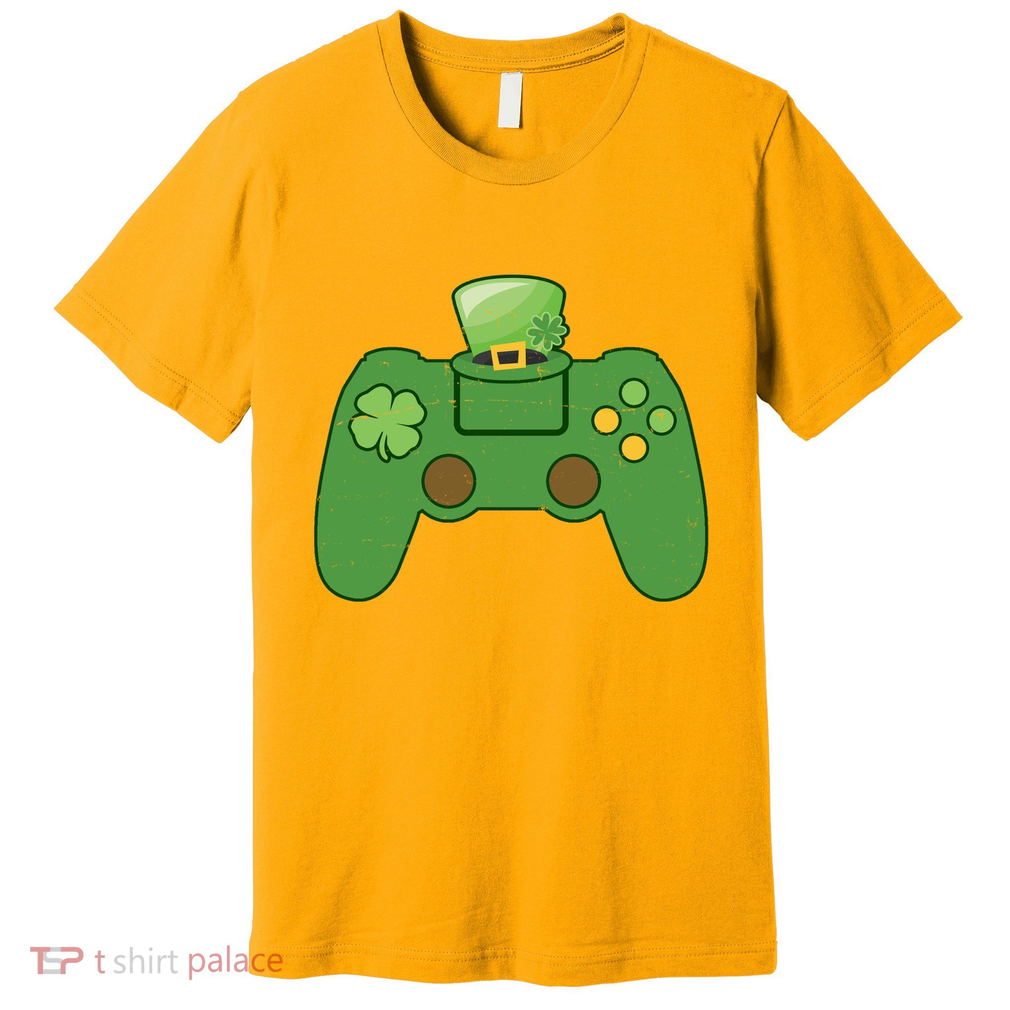 St Patrick's Day Gaming Controller Premium T-Shirt