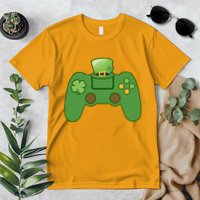 St Patrick's Day Gaming Controller Premium T-Shirt