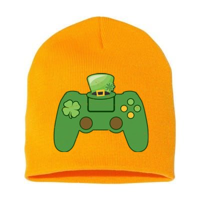 St Patrick's Day Gaming Controller Short Acrylic Beanie