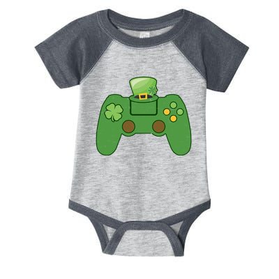 St Patrick's Day Gaming Controller Infant Baby Jersey Bodysuit