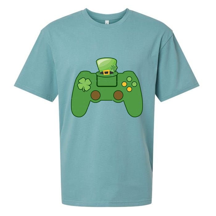 St Patrick's Day Gaming Controller Sueded Cloud Jersey T-Shirt