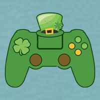 St Patrick's Day Gaming Controller Sueded Cloud Jersey T-Shirt