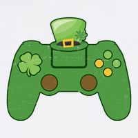 St Patrick's Day Gaming Controller Garment-Dyed Sweatshirt