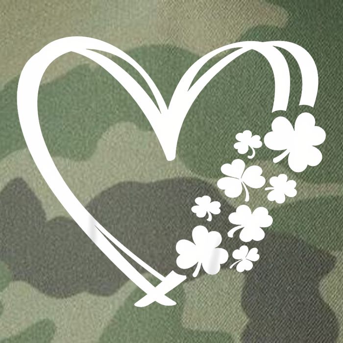 St Patricks Day Irish Heart Shamrocks Legacy Tie Dye Trucker Hat