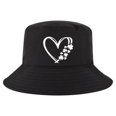 St Patricks Day Irish Heart Shamrocks Cool Comfort Performance Bucket Hat