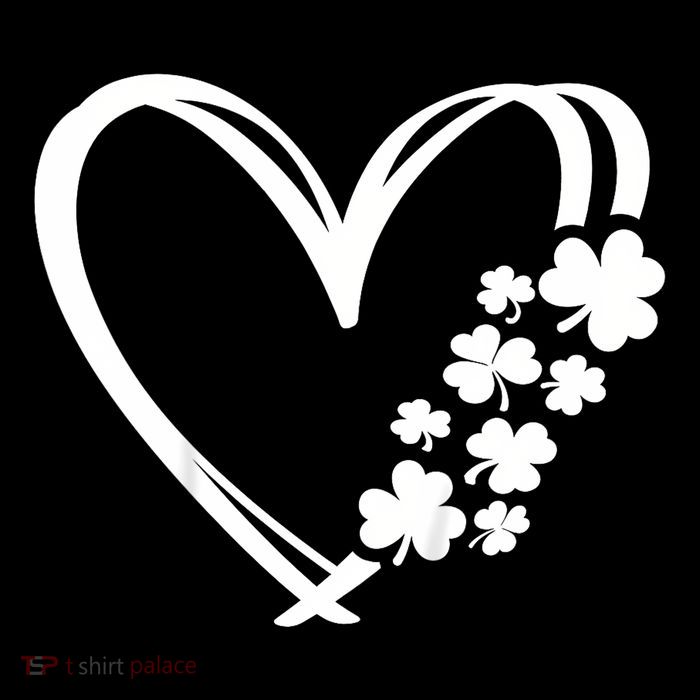 St Patricks Day Irish Heart Shamrocks Flatbill Hat
