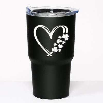 St Patricks Day Irish Heart Shamrocks Tumbler