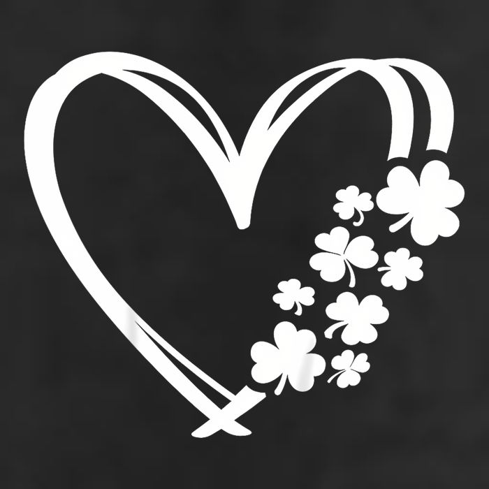 St Patricks Day Irish Heart Shamrocks 25L Jumbo Tote
