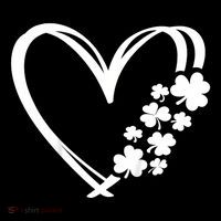 St Patricks Day Irish Heart Shamrocks Tank Top