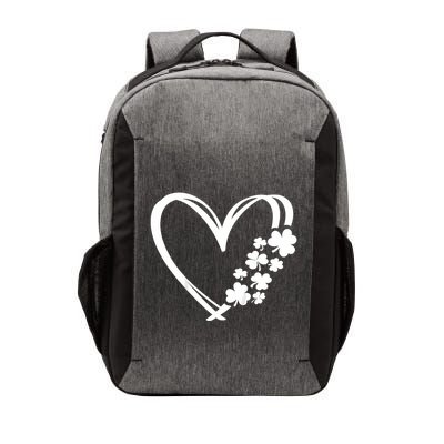 St Patricks Day Irish Heart Shamrocks Vector Backpack