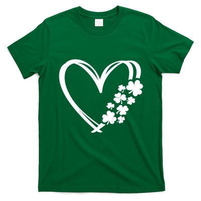 St Patricks Day Irish Heart Shamrocks T-Shirt