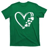 St Patricks Day Irish Heart Shamrocks T-Shirt