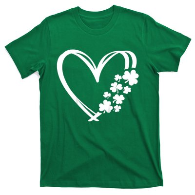 St Patricks Day Irish Heart Shamrocks T-Shirt