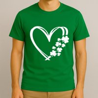St Patricks Day Irish Heart Shamrocks T-Shirt