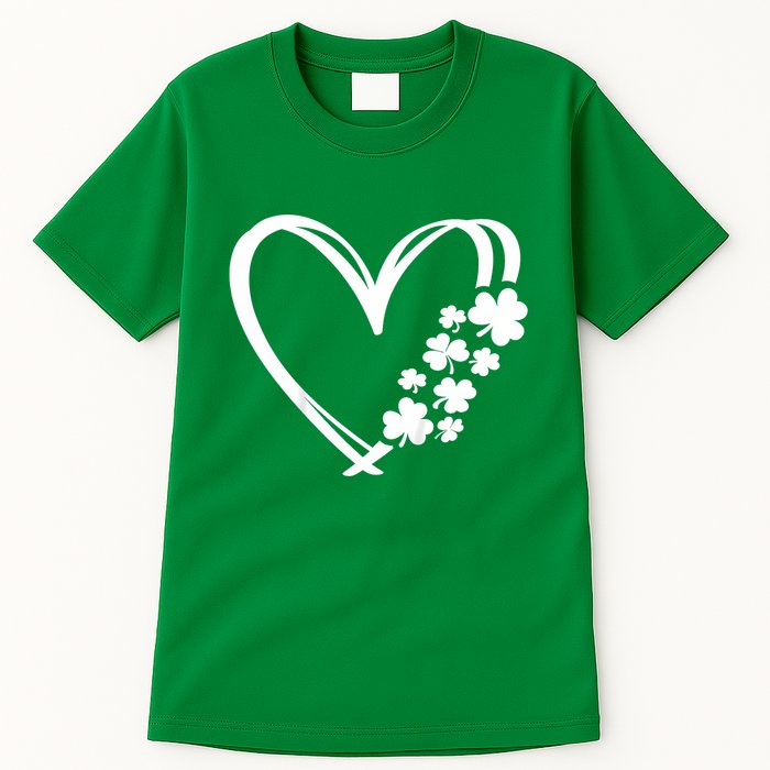 St Patricks Day Irish Heart Shamrocks Tall T-Shirt