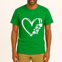 St Patricks Day Irish Heart Shamrocks Tall T-Shirt