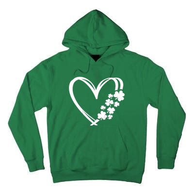 St Patricks Day Irish Heart Shamrocks Tall Hoodie