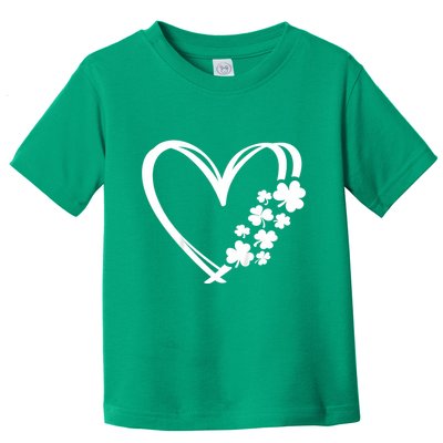 St Patricks Day Irish Heart Shamrocks Toddler T-Shirt