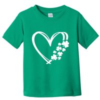St Patricks Day Irish Heart Shamrocks Toddler T-Shirt