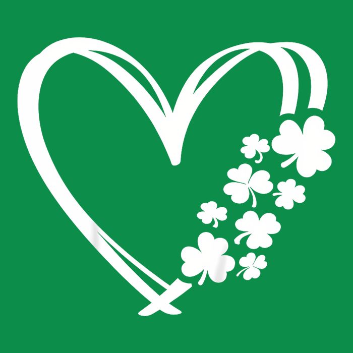 St Patricks Day Irish Heart Shamrocks Toddler T-Shirt