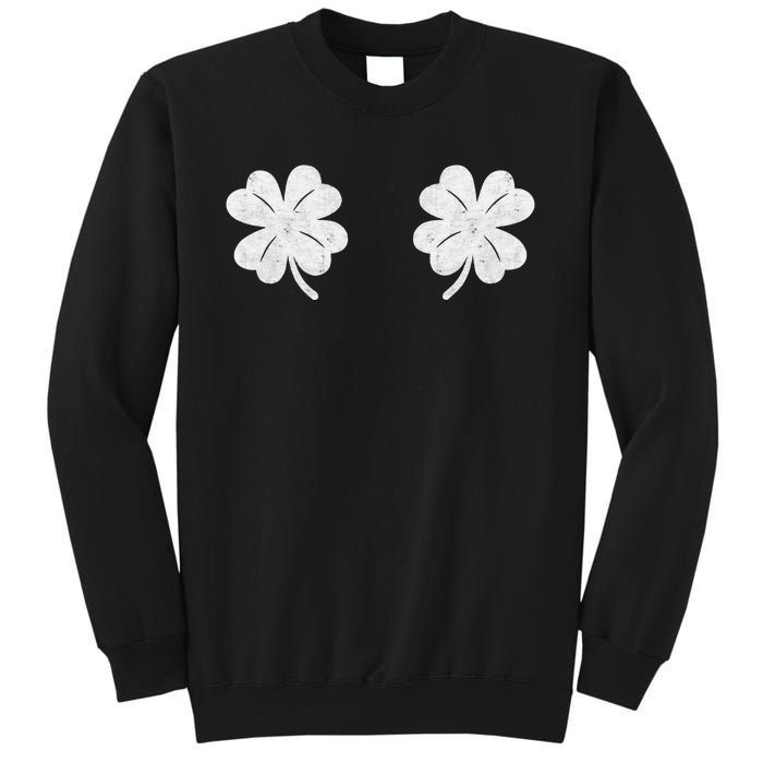 St Patricks Day Saint Paddys Irish Shamrock Boobs Sweatshirt