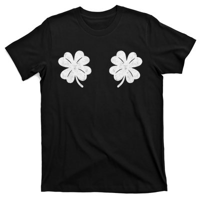 St Patricks Day Saint Paddys Irish Shamrock Boobs T-Shirt