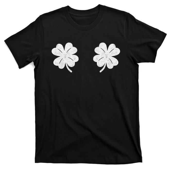 St Patricks Day Saint Paddys Irish Shamrock Boobs T-Shirt