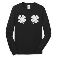 St Patricks Day Saint Paddys Irish Shamrock Boobs Tall Long Sleeve T-Shirt