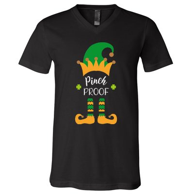 Saint Patrick's Day Pinch Proof Paddy's Day March 17 Design Love V-Neck T-Shirt