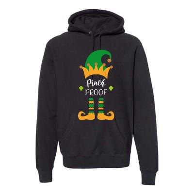 Saint Patrick's Day Pinch Proof Paddy's Day March 17 Design Love Premium Hoodie