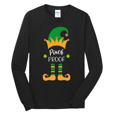 Saint Patrick's Day Pinch Proof Paddy's Day March 17 Design Love Tall Long Sleeve T-Shirt