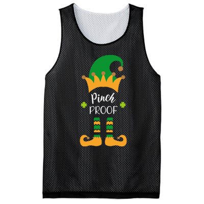 Saint Patrick's Day Pinch Proof Paddy's Day March 17 Design Love Mesh Reversible Basketball Jersey Tank